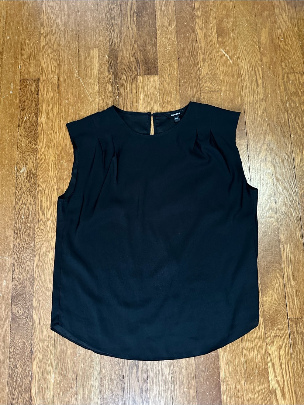 Black Sleeveless Blouse